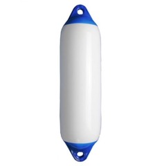Cylindrical fender No.2 - 15cm x 58cm - White with Blue Top - 79.115.002